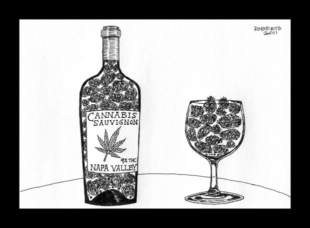 Editorial Cartoon: Marijuana — Napa's next thing?